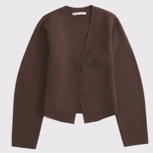 Abercrombie chocolate cardigan